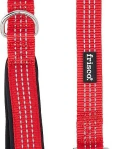 Frisco Traffic Leash with Padded Handles & Poop Bag Dispenser, Red, Length: 6ft, Width: 1-in + Refill Dog Poop Bags, Scented, 120 count -PetNest Shop 319524 PT2. SY630 V1630626970