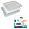 Frisco Training Pad Holder, 24-in x 24-in + Dog Training & Potty Pads, 22 x 23-in, 100 count, Unscented