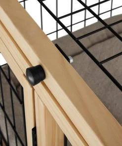 Frisco Collapsible Wood & Wire Cat Cage Playpen, 2 Level -PetNest Shop 323214 PT5. SY630 V1645480002