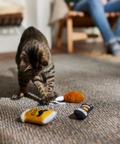 Frisco Dad's Essentials Plush Cat Toy with Catnip, 3 count -PetNest Shop 327031 PT3. SY630 V1648667368