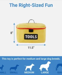 Frisco Tool Box Plush Squeaky Dog Toy 8 Frisco Tool Box Plush Squeaky Dog Toy -PetNest Shop 327051 PT2. SY630 V1648563983
