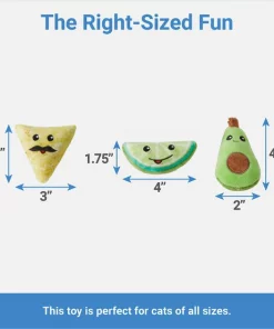Frisco Guacamole Bowl Cat Toy with Catnip, Medium, 4 count -PetNest Shop 327059 PT1. SY630 V1645204889