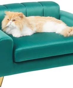 Frisco Elevated Art Deco Dog & Cat Sofa Bed with Removable Cover -PetNest Shop 331621 PT2. SY630 V1643927253