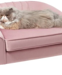 Frisco Elevated Curved Dog & Cat Sofa Bed with Removable Cover -PetNest Shop 331626 PT2. SY630 V1643928701