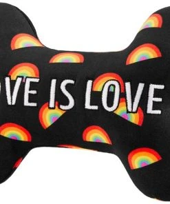 Frisco Pride Proud Pup Bone Plush Squeaky Dog Toy
