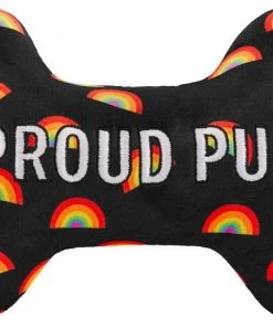 Frisco Pride Proud Pup Bone Plush Squeaky Dog Toy -PetNest Shop 331638 PT2. SY630 V1649086661