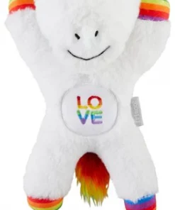 Frisco Pride Love Unicorn Plush with Rope Squeaky Dog Toy