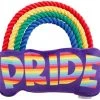 Frisco Pride Rainbow Plush with Rope Squeaky Dog Toy -PetNest Shop 331653 MAIN. SY630 V1649086609