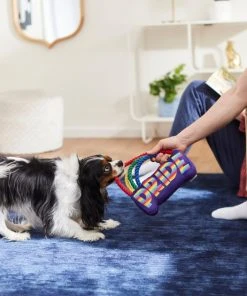 Frisco Pride Rainbow Plush with Rope Squeaky Dog Toy 7 Frisco Pride Rainbow Plush with Rope Squeaky Dog Toy -PetNest Shop 331653 PT3. SY630 V1647356026