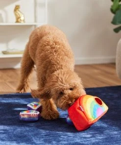 Frisco Pride Rainbow Hide & Seek Puzzle Plush Squeaky Dog Toy -PetNest Shop 331673 PT3. SY630 V1647356070