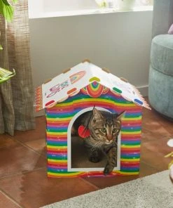 Frisco Pride Love Wins Cardboard Cat House -PetNest Shop 331675 PT3. SY630 V1647356081