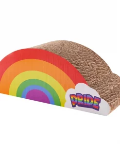 Frisco Pride Rainbow Cat Scratcher Toy with Catnip