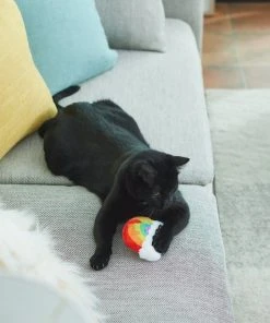 Frisco Pride Rainbow Plush Cat Toy with Silvervine -PetNest Shop 331690 PT3. SY630 V1647355685