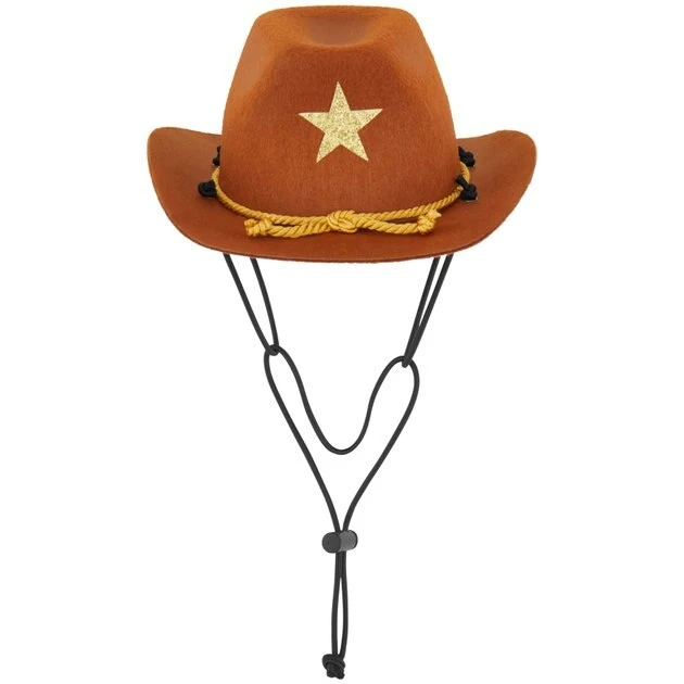 Frisco Cowboy Dog & Cat Costume Hat 5 Frisco Cowboy Dog & Cat Costume Hat - Image 3