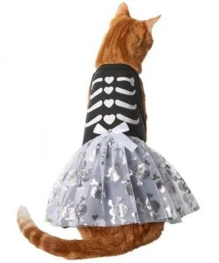 Frisco Silver Metallic Skull Dog & Cat Dress -PetNest Shop 335153 PT2. SY630 V1658349191