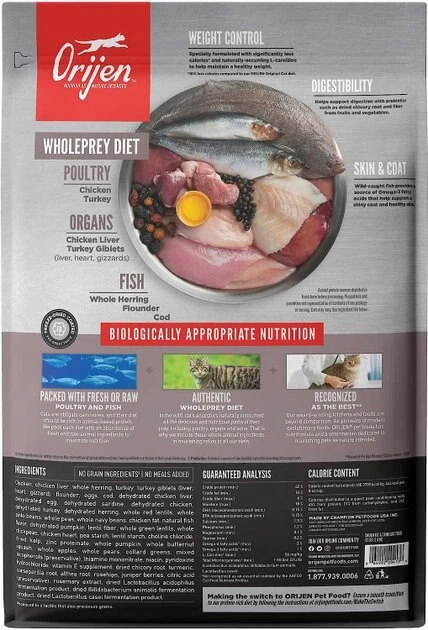 ORIJEN||Frisco ORIJEN Fit & Trim Grain-Free Dry Food + Frisco Colorful Springs Cat Toy 6 ORIJEN||Frisco ORIJEN Fit & Trim Grain-Free Dry Food + Frisco Colorful Springs Cat Toy - Image 4