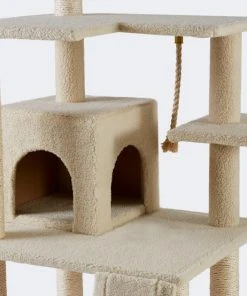 Frisco 62-in Faux Fur Cat Tree & Condo -PetNest Shop 92259 PT2. SY630 V1584451707