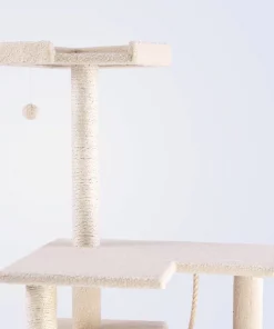 Frisco 62-in Faux Fur Cat Tree & Condo -PetNest Shop 92259 PT3. SY630 V1584452246